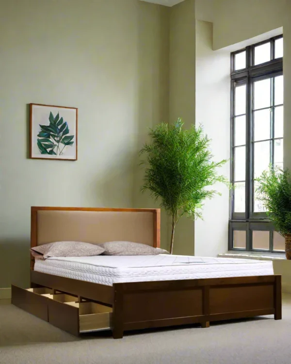 Versa Queen Double Bed- Double bed design price in Pakistan - Image 2